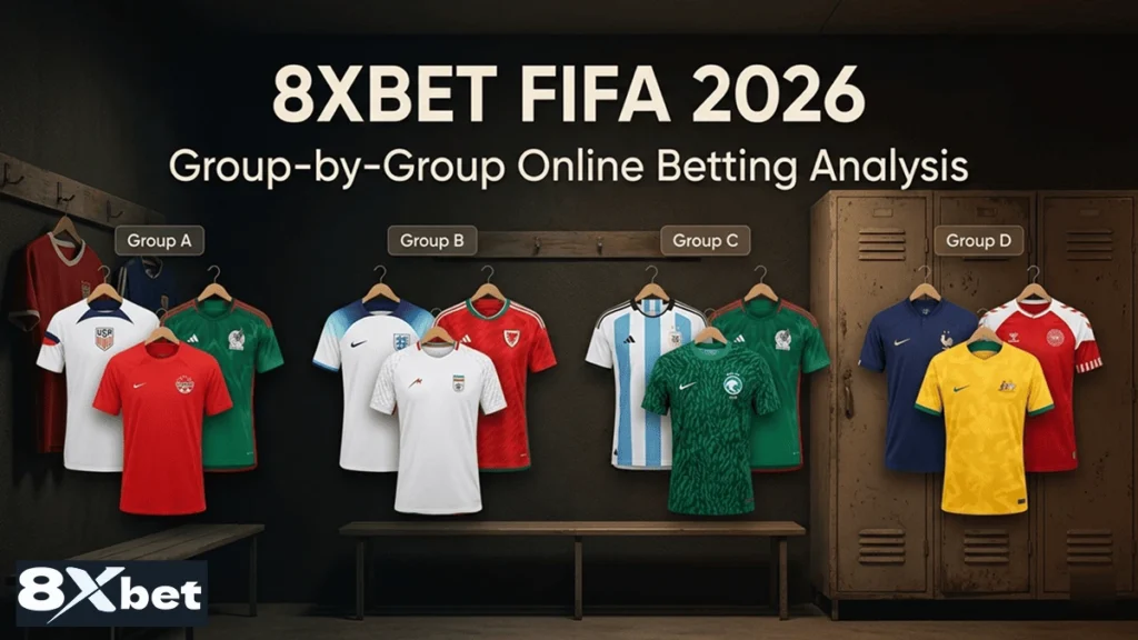 8xbet FIFA 2026 Group-by-Group Online Betting
